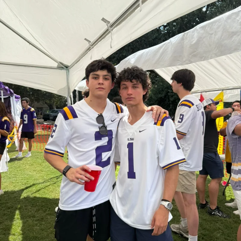 Bruno Carrera at a Louisiana State University game